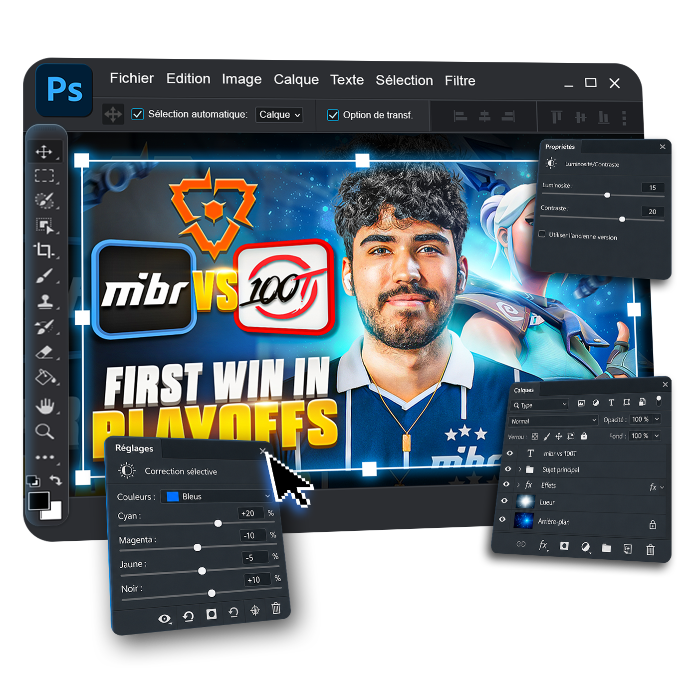 Mockup de la formation Pixel Minia sur Photoshop